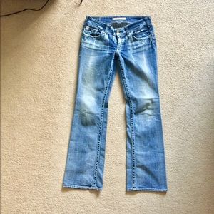 ❤️⭐️BIG STAR⭐️❤️ Distressed Low Rise Jeans